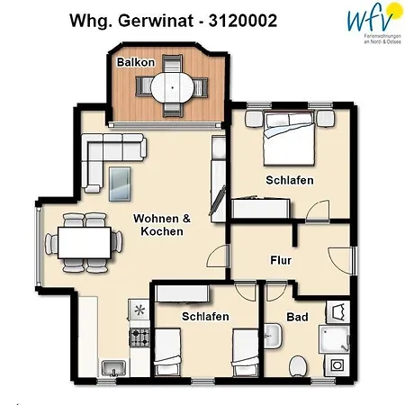 Zauber - Haus 2 Gerwinat Апартаменты Йюст